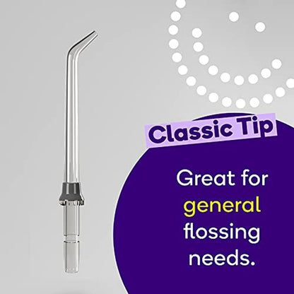 Burst Electric Water Flosser Replacement Tips – Close-up Detail