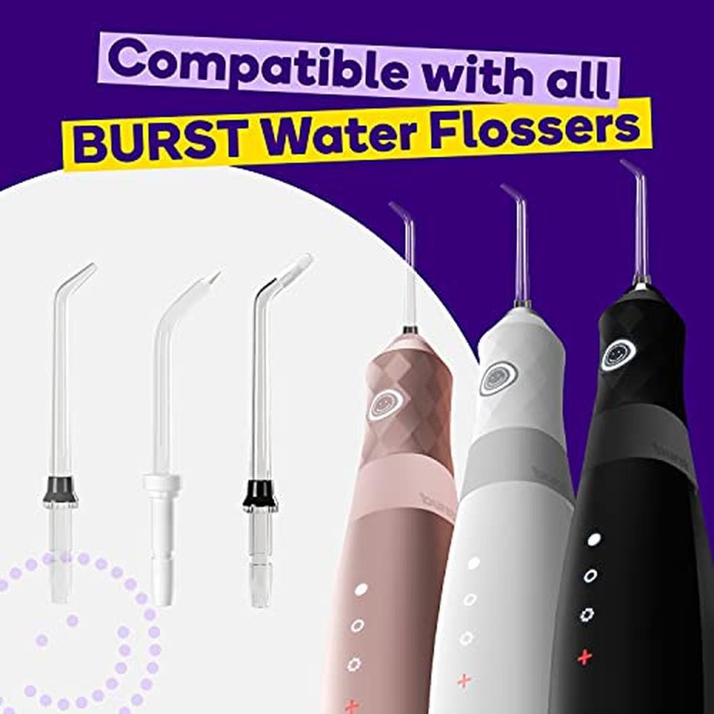 Burst Electric Water Flosser Replacement Tips – In Use