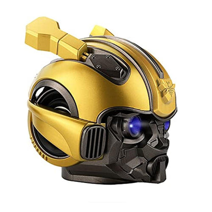 Techoboom Bumblebee Helmet: Portable Wireless Bluetooth – Front View