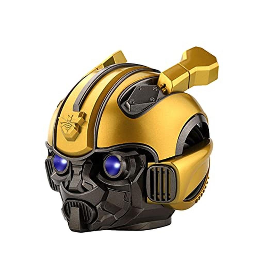 Techoboom Bumblebee Helmet: Portable Wireless Bluetooth – Side View