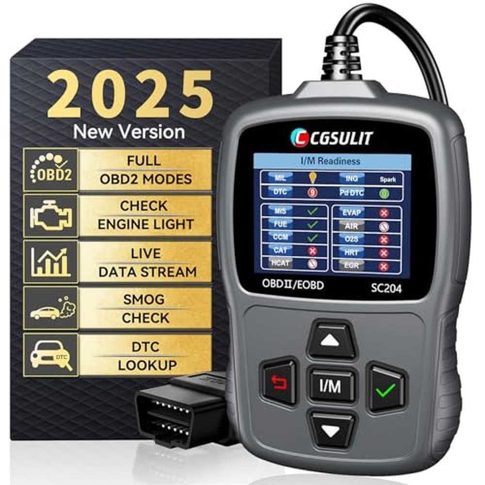Code Analysis Tool: CGSULIT Scan Tool SC204 OBD2 Scanner – Front View