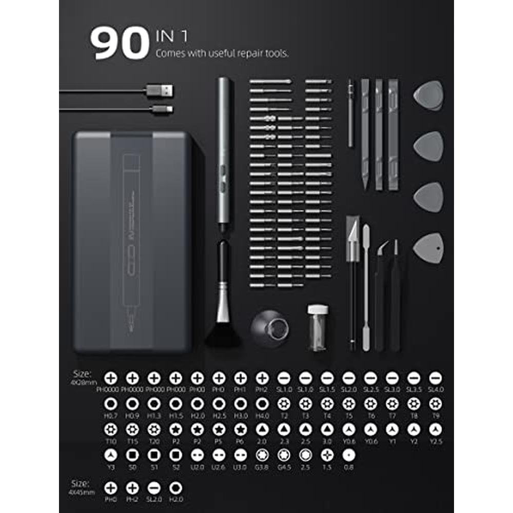 ifu screwdriver: iFu Mini Electric 90-in-1 Precision – Close-up Detail
