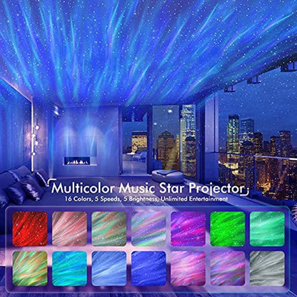Rossetta Star Projector: Rossetta Galaxy Projector LED – Side View