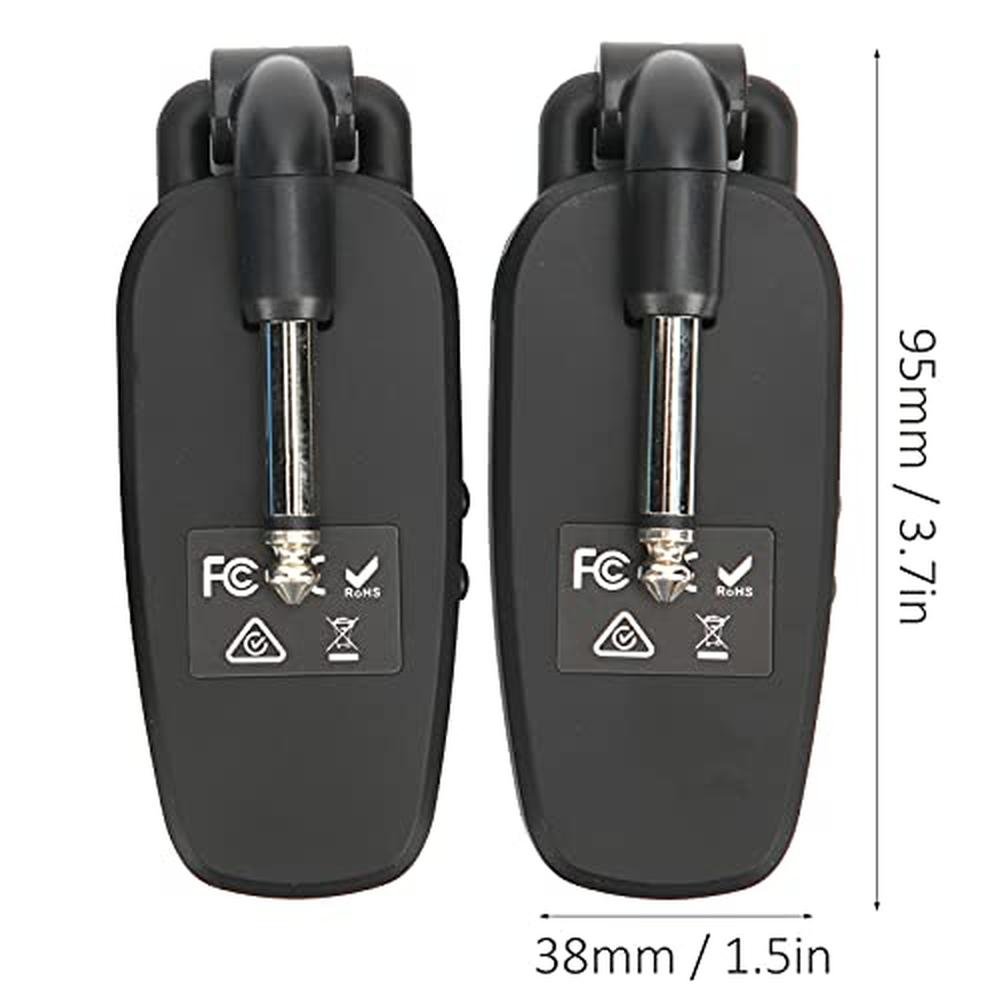 Rechargeable Guitar Transmitter Receiver – Side View