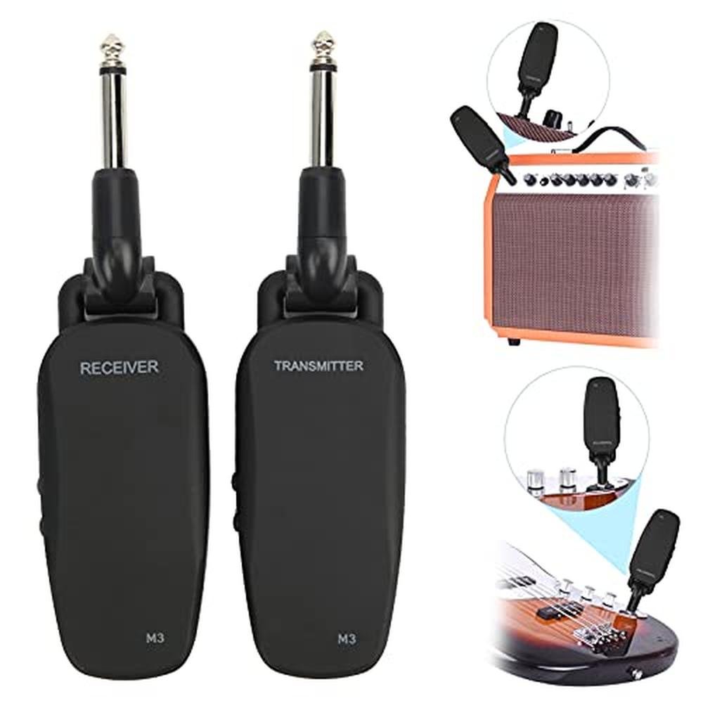 Rechargeable Guitar Transmitter Receiver – In Use