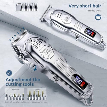 Hair Clippers: KIKIDO Professional Cordless Hair Clippers – Close-up Detail