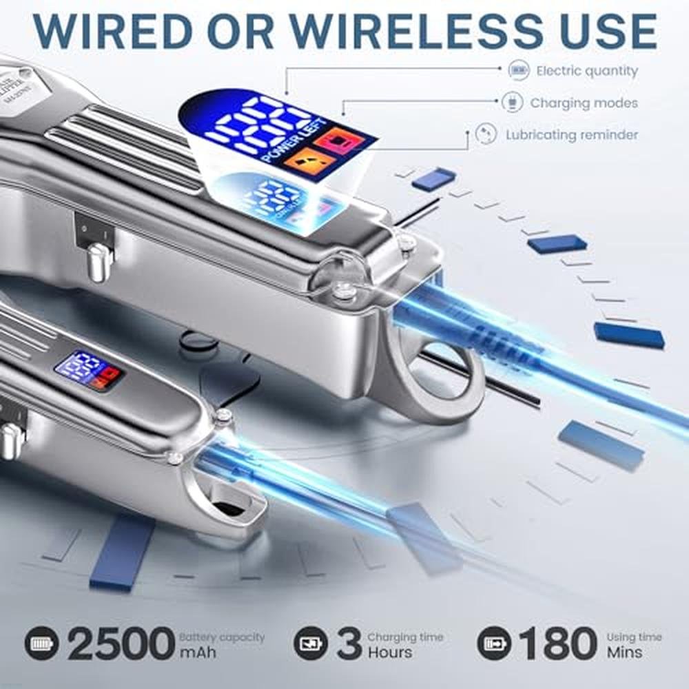 Hair Clippers: KIKIDO Professional Cordless Hair Clippers – In Use