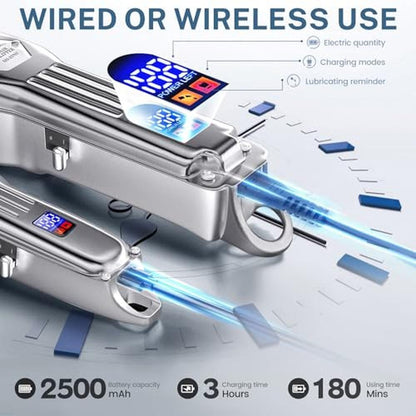 Hair Clippers: KIKIDO Professional Cordless Hair Clippers – In Use
