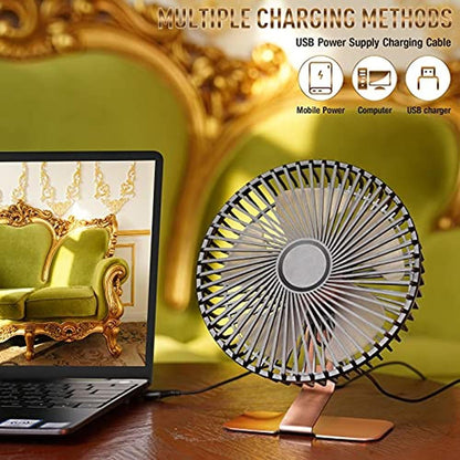 Slenpet Fan: 6-Inch USB Desk Fan 4 Speeds Ultra Quiet 90 – Packaging
