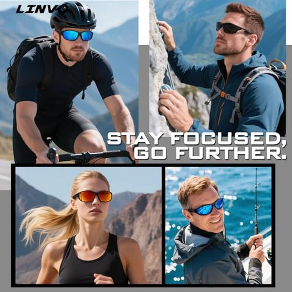 Linvo Polarized: Linvo Sports Sunglasses UV400 Protection – Side View
