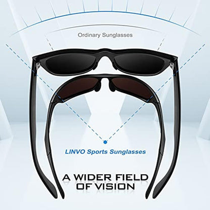 Linvo Polarized: Linvo Sports Sunglasses UV400 Protection – Close-up Detail