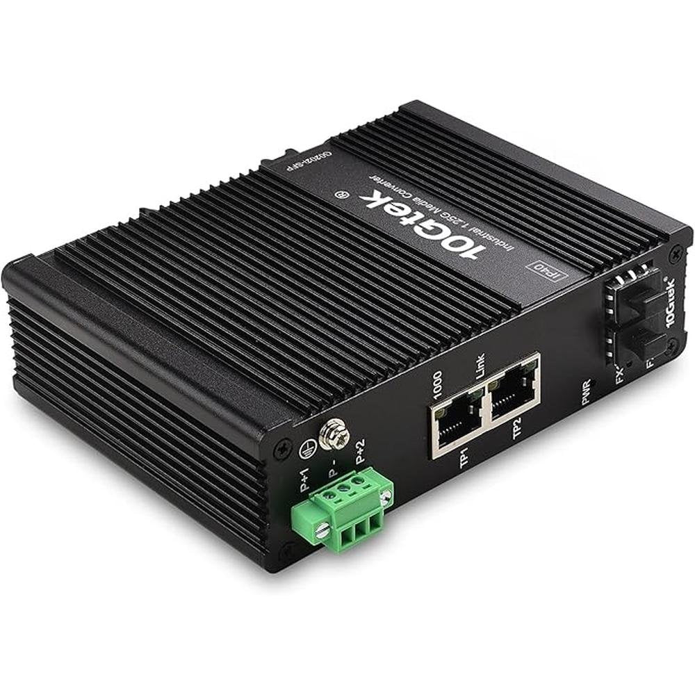 Industrial IP40: 4-Port Gigabit Ethernet Switch (w/20-km – In Use