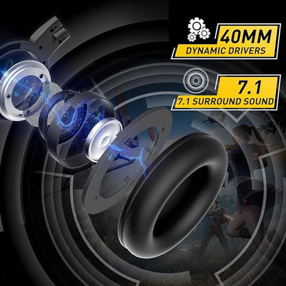 SOMIC G951black Gaming Headset for PC – Side View