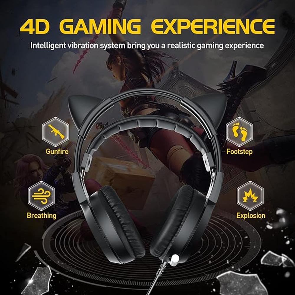 SOMIC G951black Gaming Headset for PC – Close-up Detail