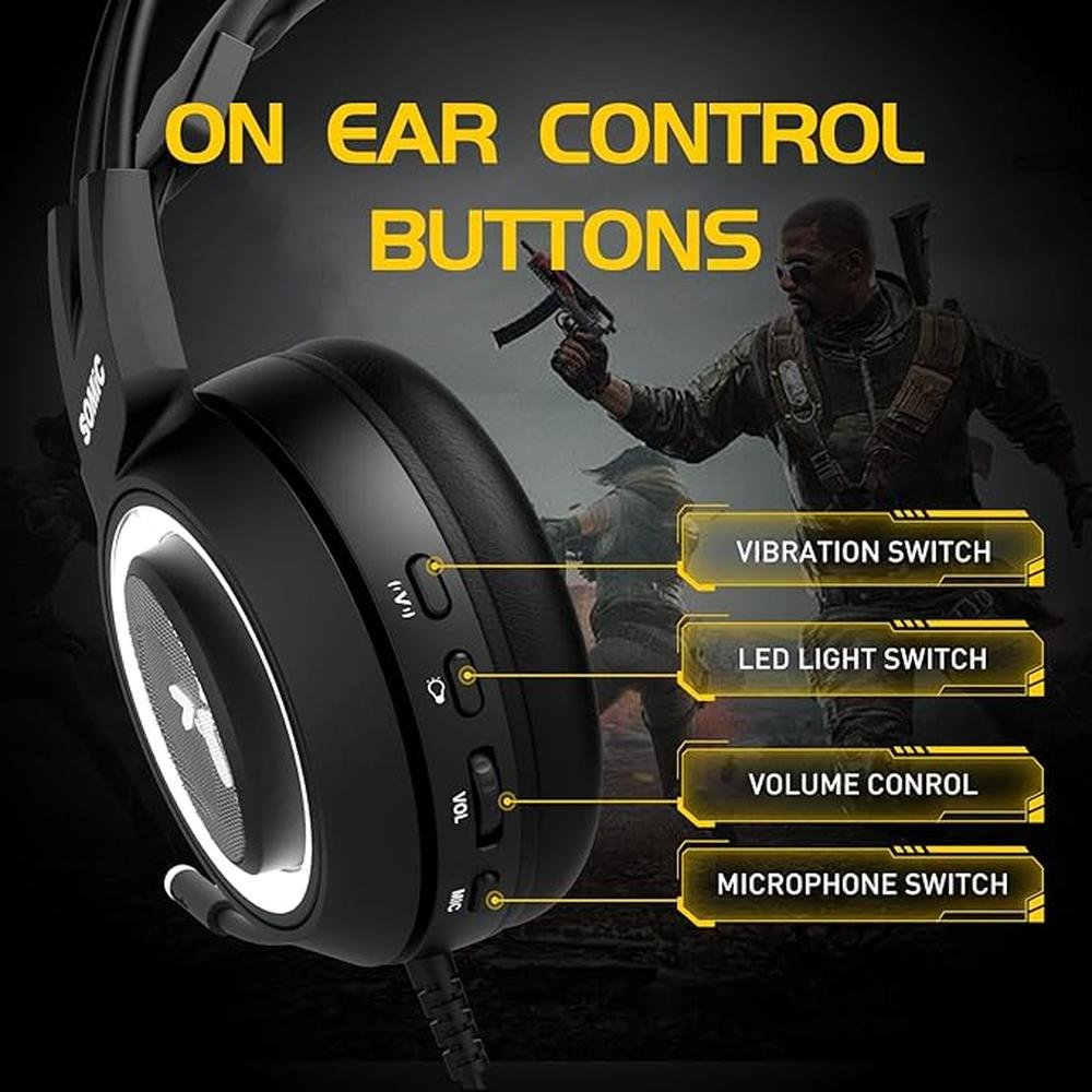SOMIC G951black Gaming Headset for PC – Packaging