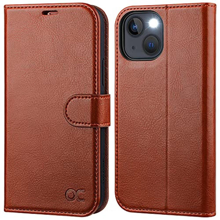 OCASE Compatible with iPhone 13 Wallet Case – Front View