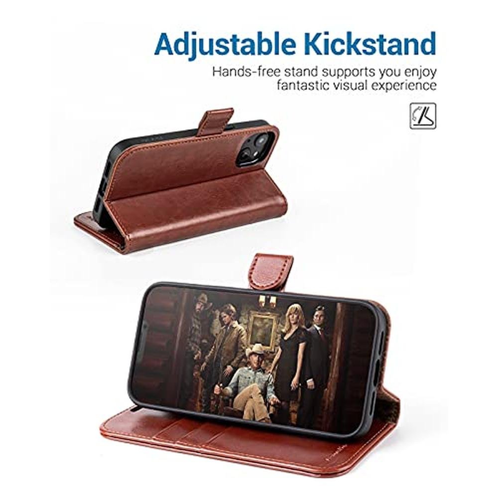 OCASE Compatible with iPhone 13 Wallet Case – In Use