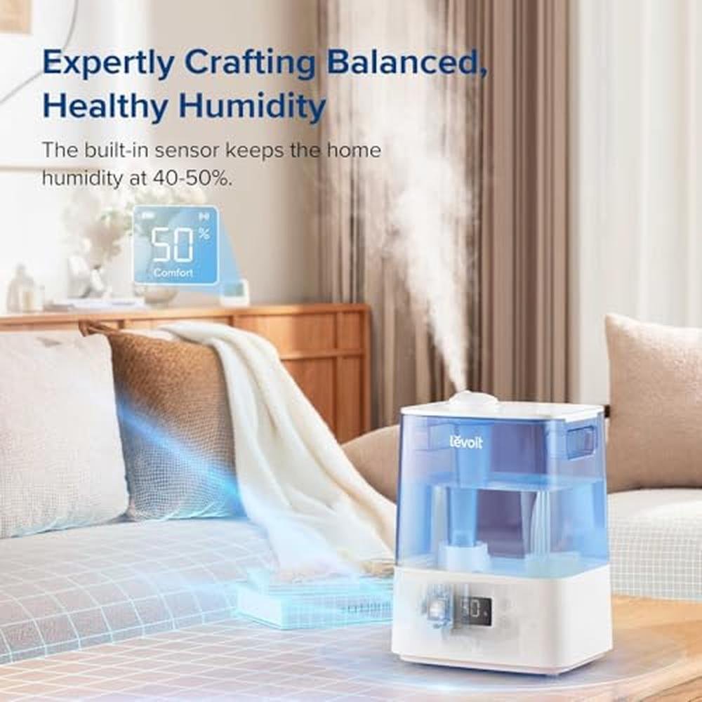 Levoit Classic300S: Ultrasonic Smart Top Fill Humidifier – Side View