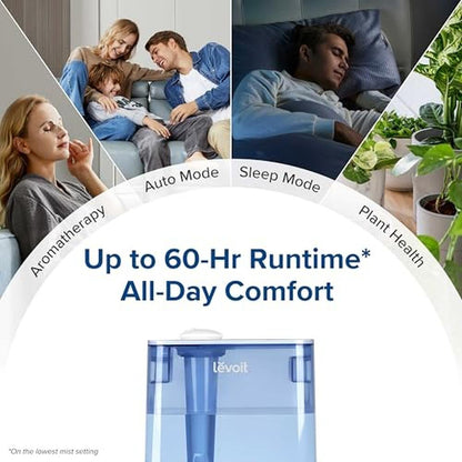 Levoit Classic300S: Ultrasonic Smart Top Fill Humidifier – In Use