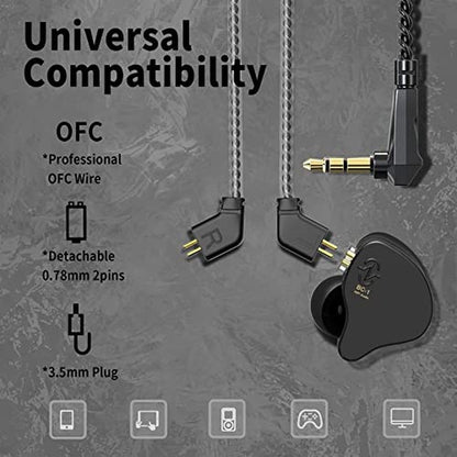 YINYOO CCZ Melody Gaming Earbuds Wired in ear Hearphones – In Use