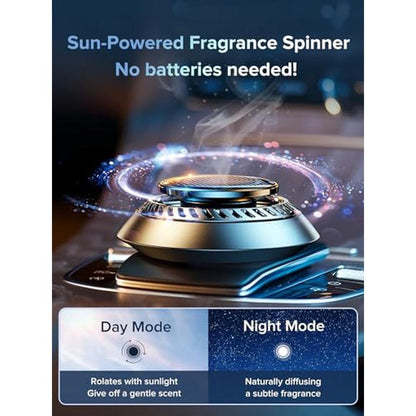 Solar-Powered Car Air Freshener – Close-up Detail