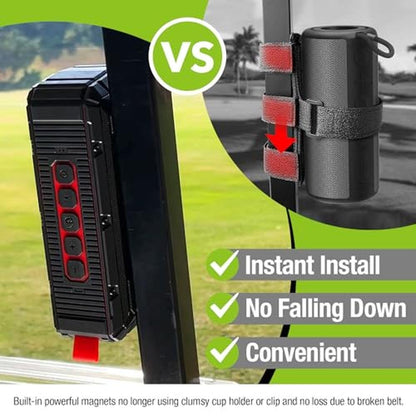Golf 2Pcs: Dprofy Pro Portable Magnetic Bluetooth Speaker – Side View