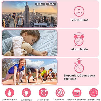 Watches CakCity: CakCity Kids Digital Sport Watches – In Use