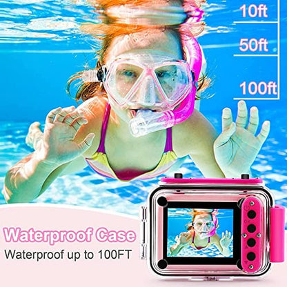 Kids Waterproof Action Camera – Side View