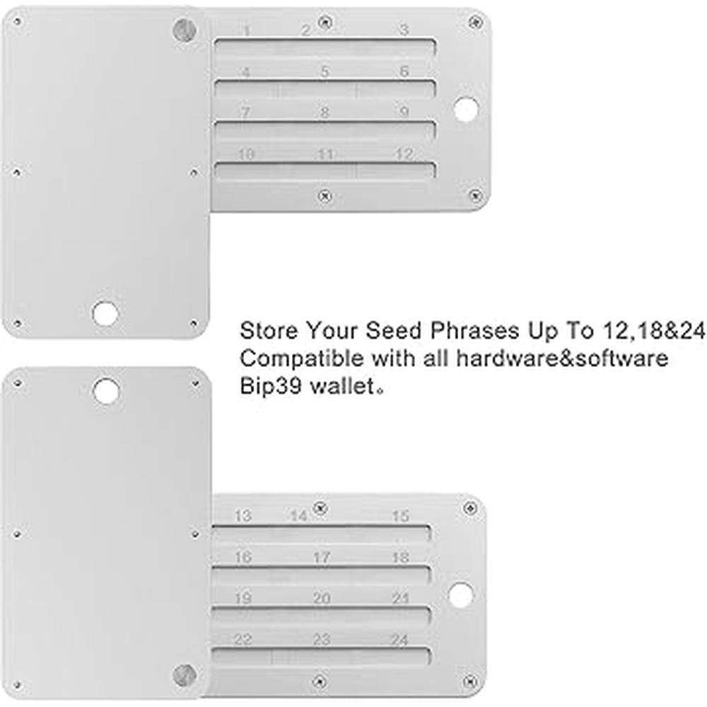 Wallet Crypto: Steel Bitcoin Wallet Cold Storage – Packaging