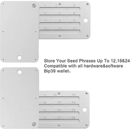 Wallet Crypto: Steel Bitcoin Wallet Cold Storage – Packaging