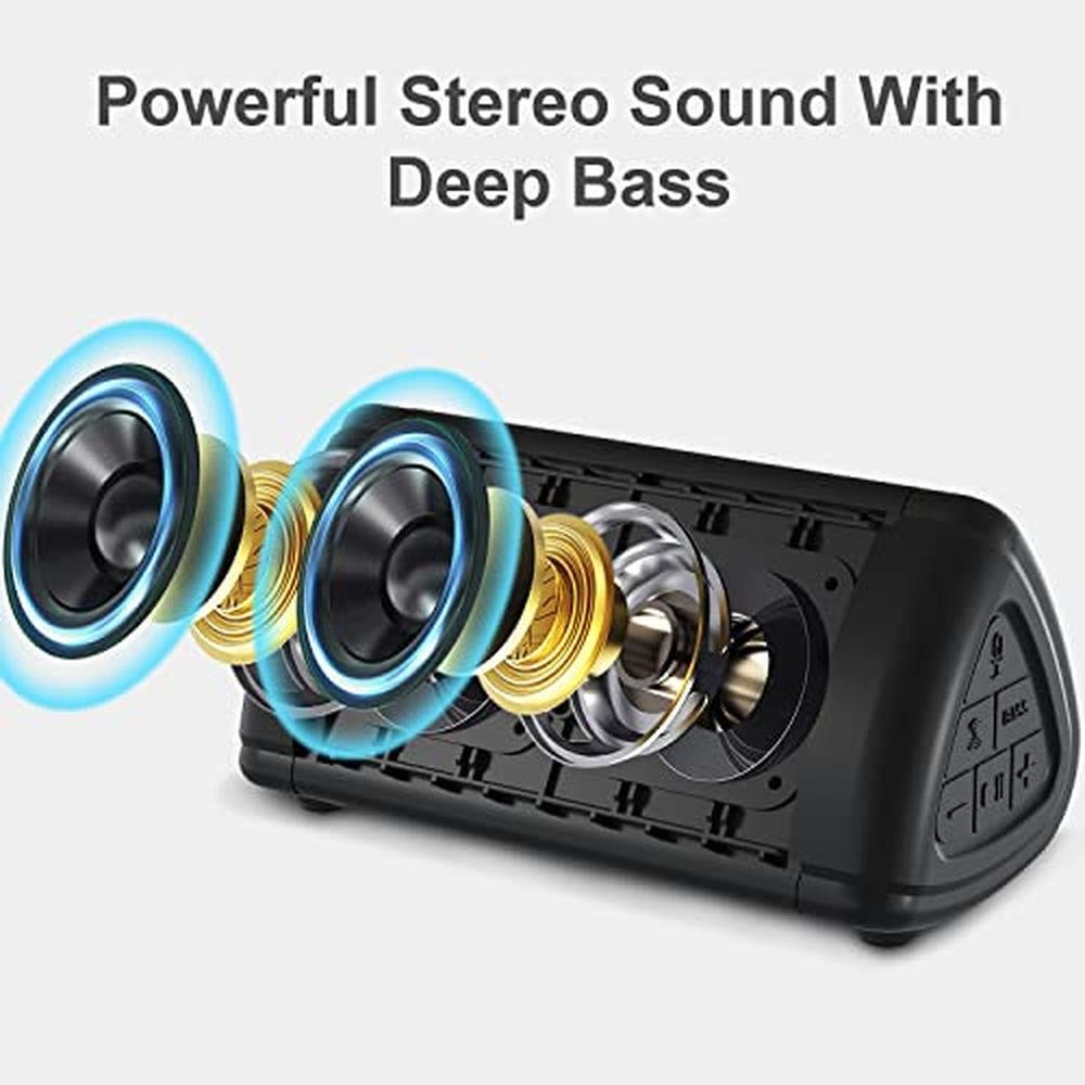 Bluetooth Speaker: Prosonic BT3 Portable Wireless 10W – Side View