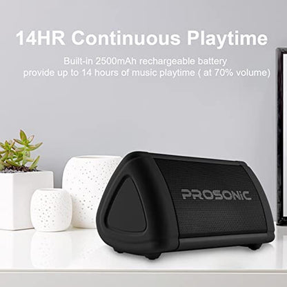 Bluetooth Speaker: Prosonic BT3 Portable Wireless 10W – Close-up Detail