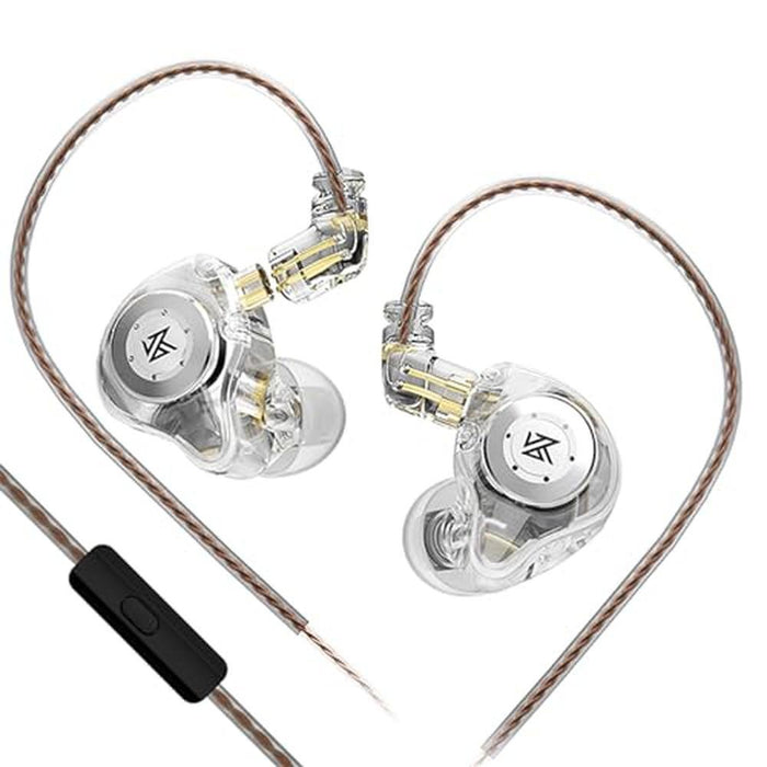 KZ EDX PRO Gaming Earbuds: IEM Earphones Headphone with 1DD – Front View
