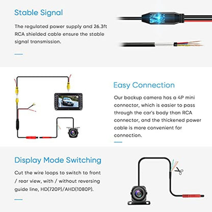 Camera Pixelman: PixelMan Backup Camera AHD 1080P Metal – Packaging