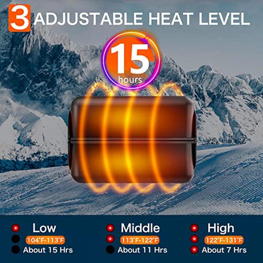 Hand Warmers: Rechargeable 2-Pack 10000mAh Split-Magnetic – In Use