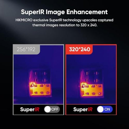 HIKMICRO B10 Thermal Imaging Camera 320 x 240 Super IR with – Side View
