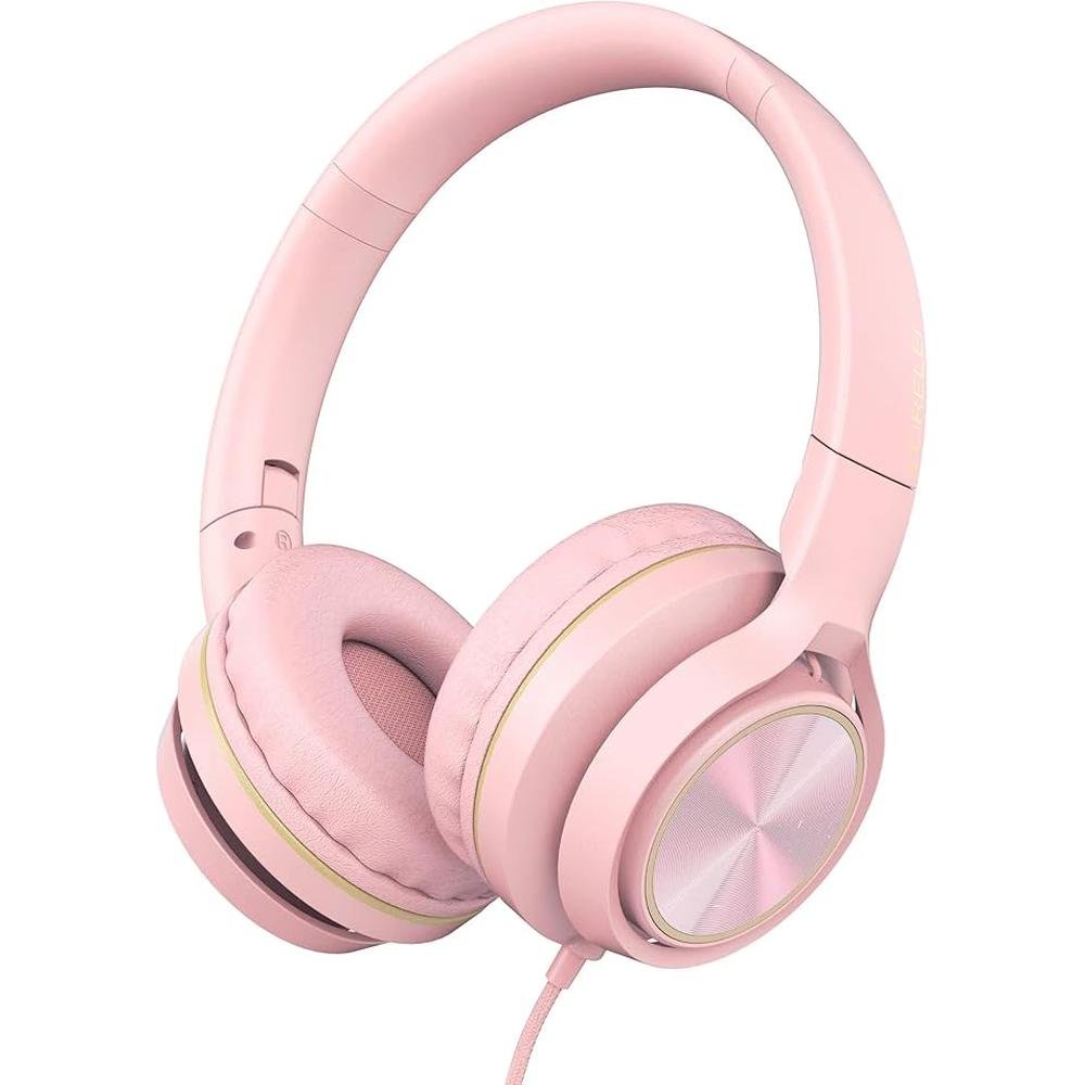 LORELEI S9 Wired Headphones with Microphone for School – Front View