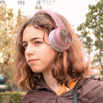 LORELEI S9 Wired Headphones with Microphone for School – Side View