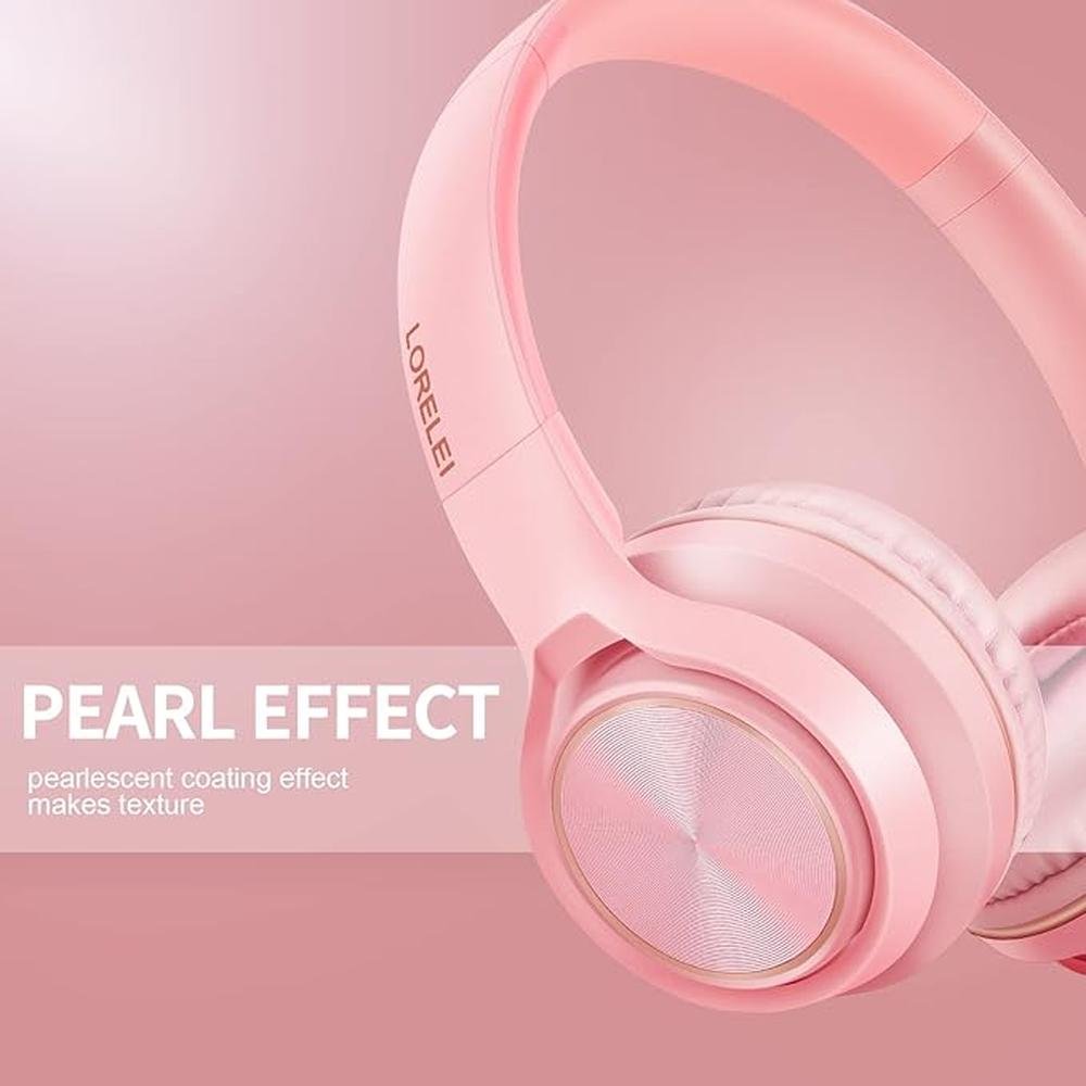 LORELEI S9 Wired Headphones with Microphone for School – Close-up Detail