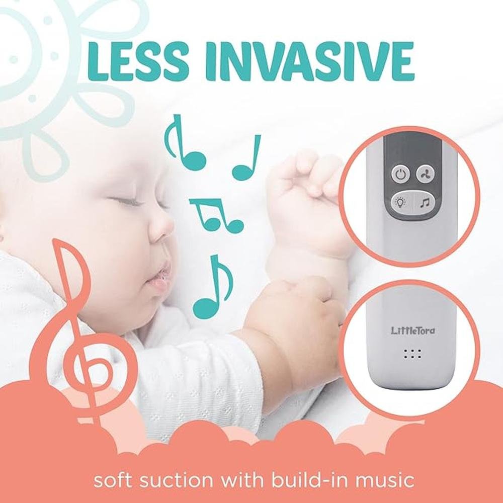 Baby Nasal Aspirator: LittleTora Rechargeable Electric Nose – Packaging