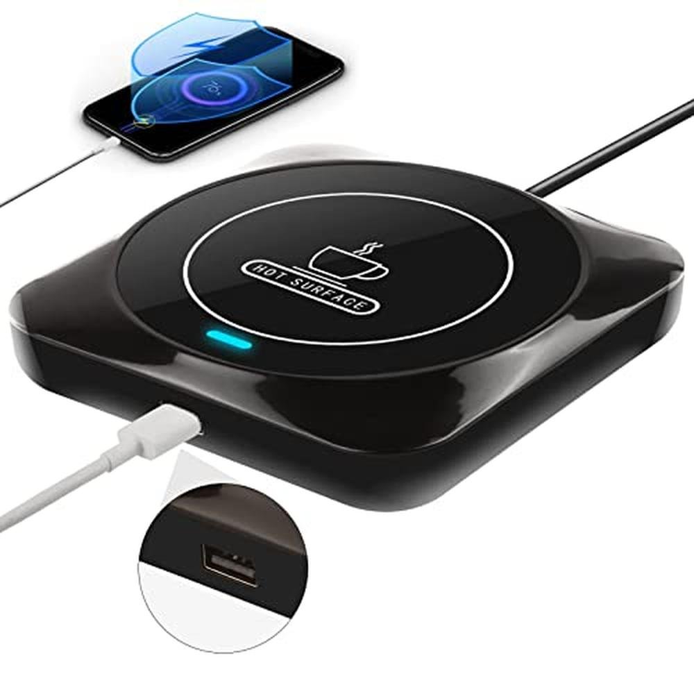Coffee Warmer: Smart USB Coffee Cup Warmer with – Front View