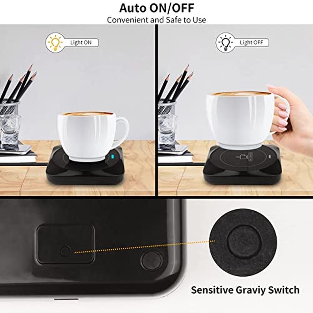 Coffee Warmer: Smart USB Coffee Cup Warmer with – Close-up Detail