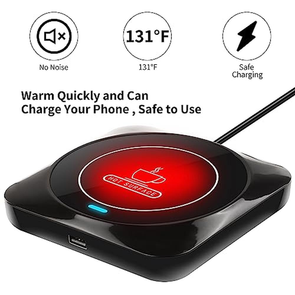 Coffee Warmer: Smart USB Coffee Cup Warmer with – In Use
