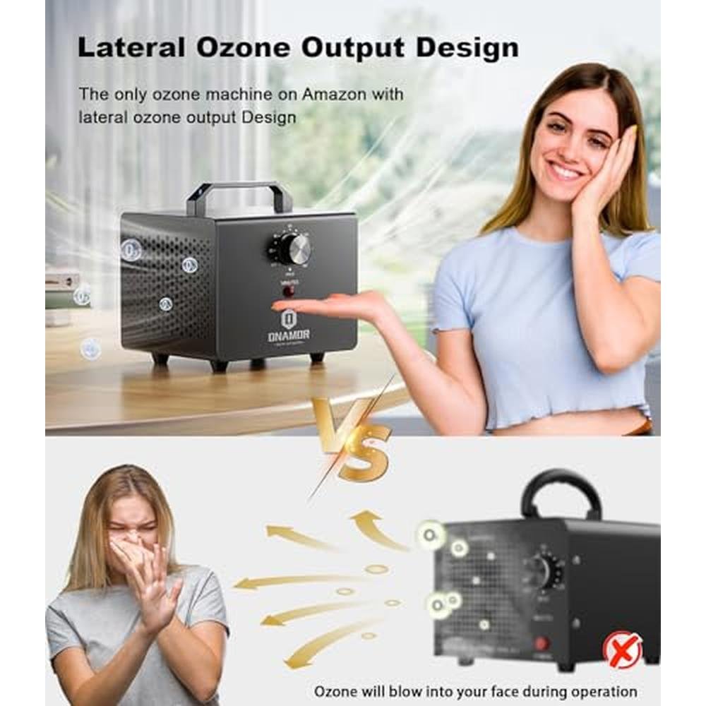 Onamor Ozone Generator 77000mg – Side View
