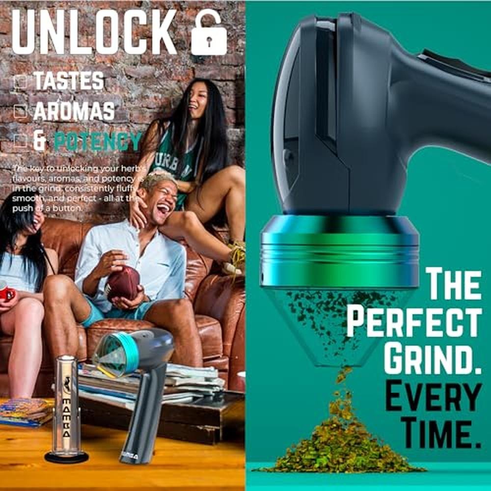 Mamba Loader XL 2g Gray: Electric Herb Grinder – In Use