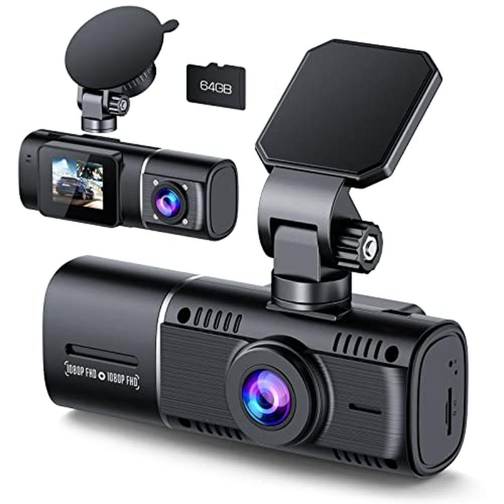 Dash Camera: Dual Dash Cam Front and Inside 1080p – Front View