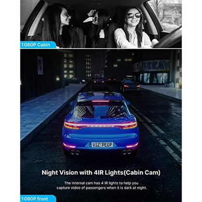 Dash Camera: Dual Dash Cam Front and Inside 1080p – Packaging