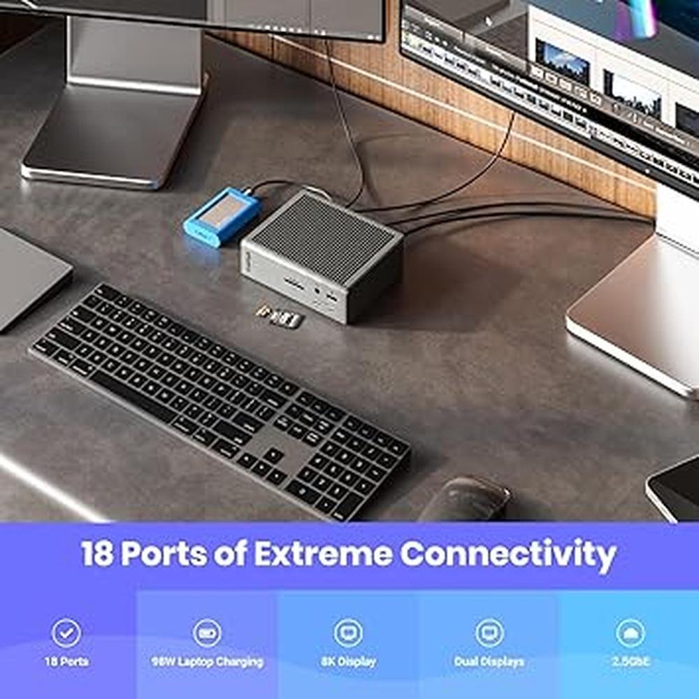 Thunderbolt CalDigit TS4 Dock – Close-up Detail