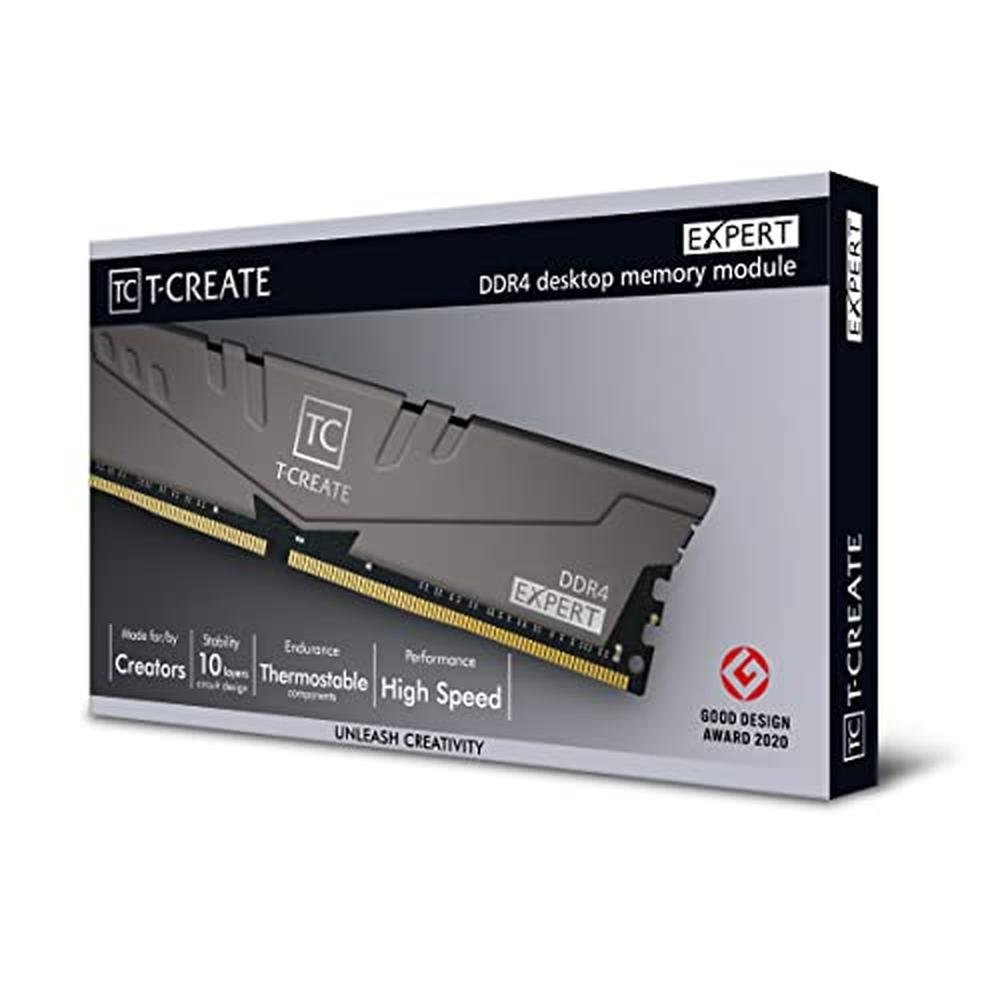 TEAMGROUP T-Create Expert Overclocking 10L DDR4 32GB 3200MHz – Packaging