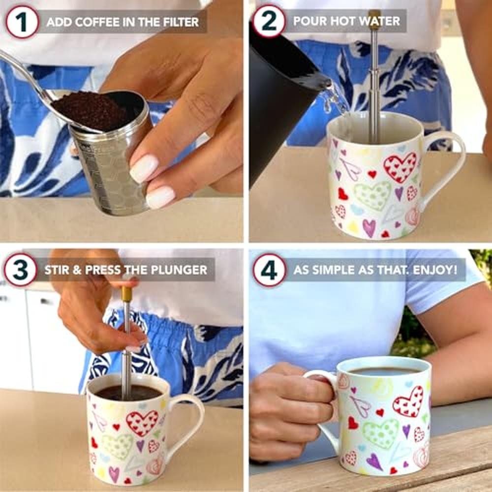 FinalPress Original Coffee & Tea Maker – In Use